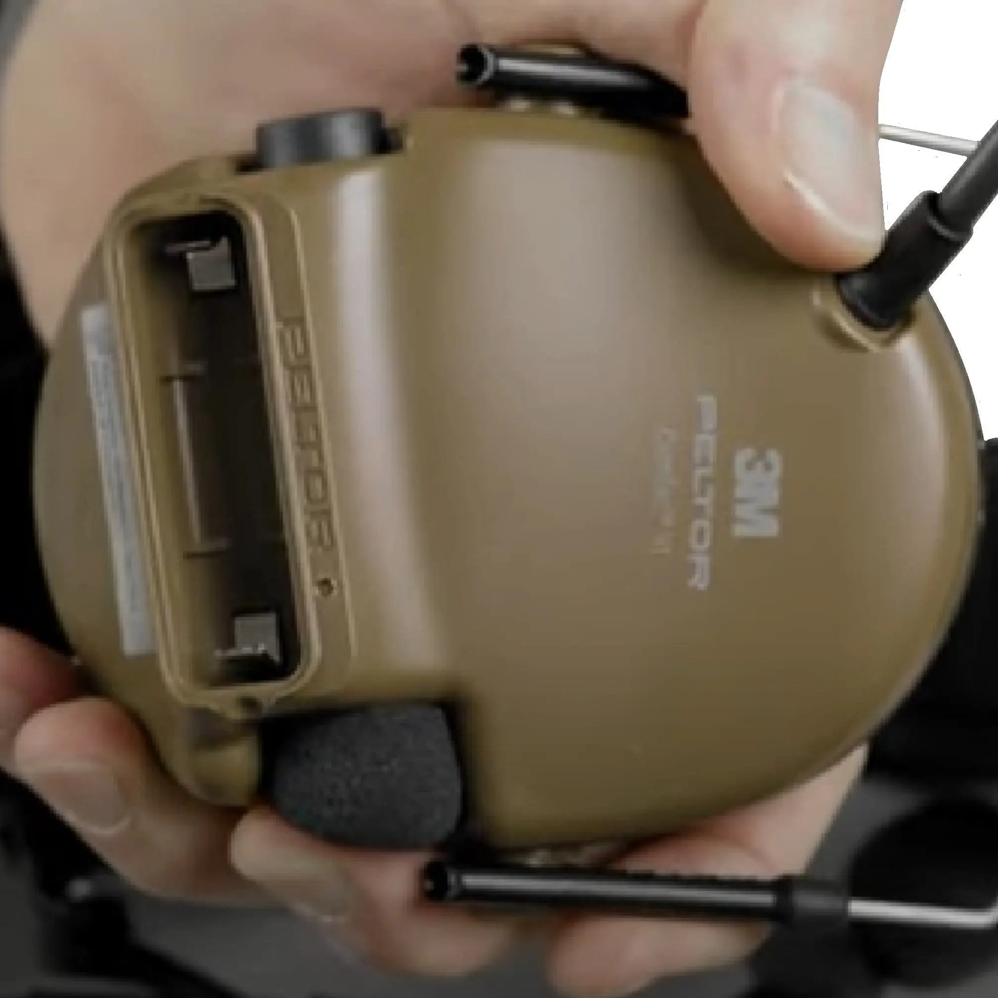 3M 実物 ペルトア PELTOR コムタック MT20H682FB-02 3M Peltor ComTac V Hearing Defender Headset, Foldable, OD