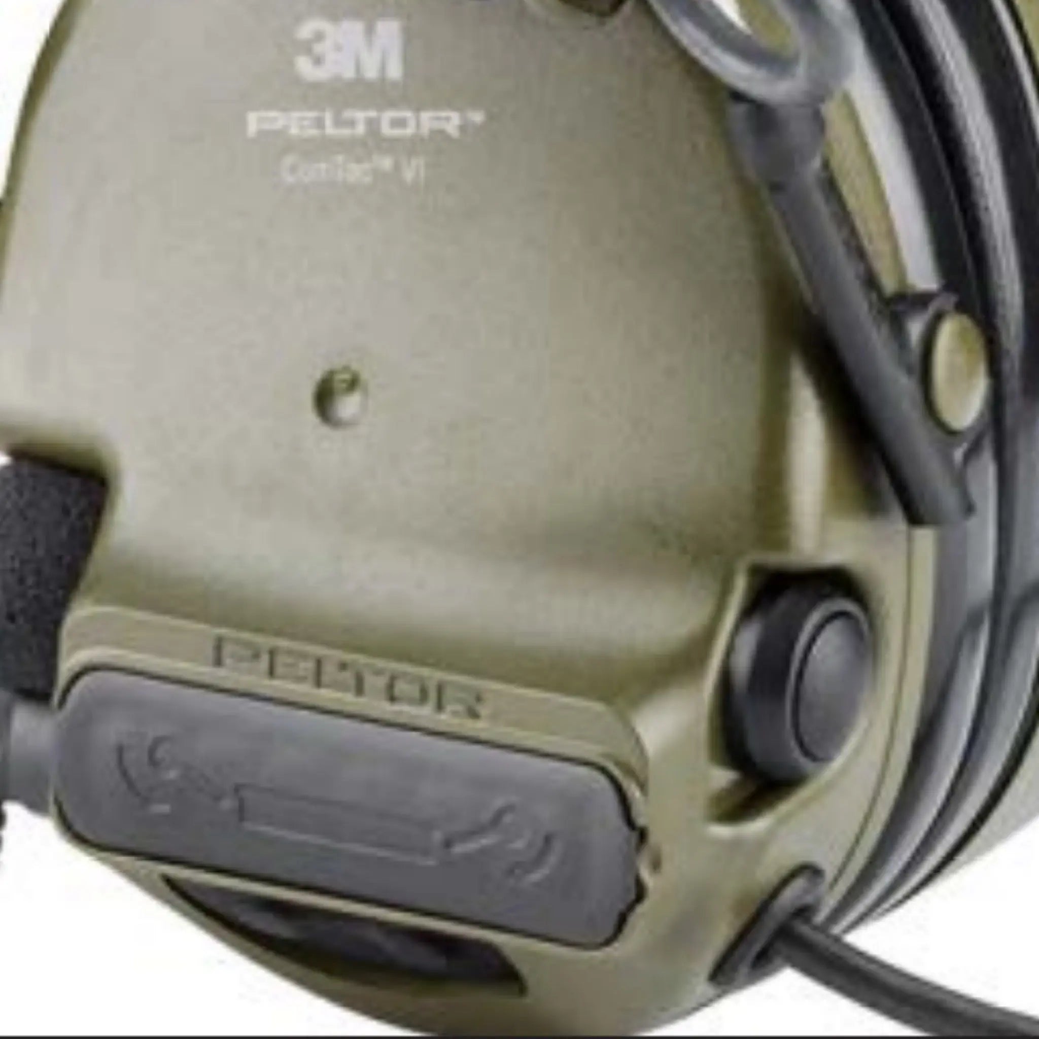 3M Peltor 7100202855 MT20H682FB-47N GN ComTac VI NIB Headset, Single Downlead, Headband w/ included ARC, Green, 1 Each 