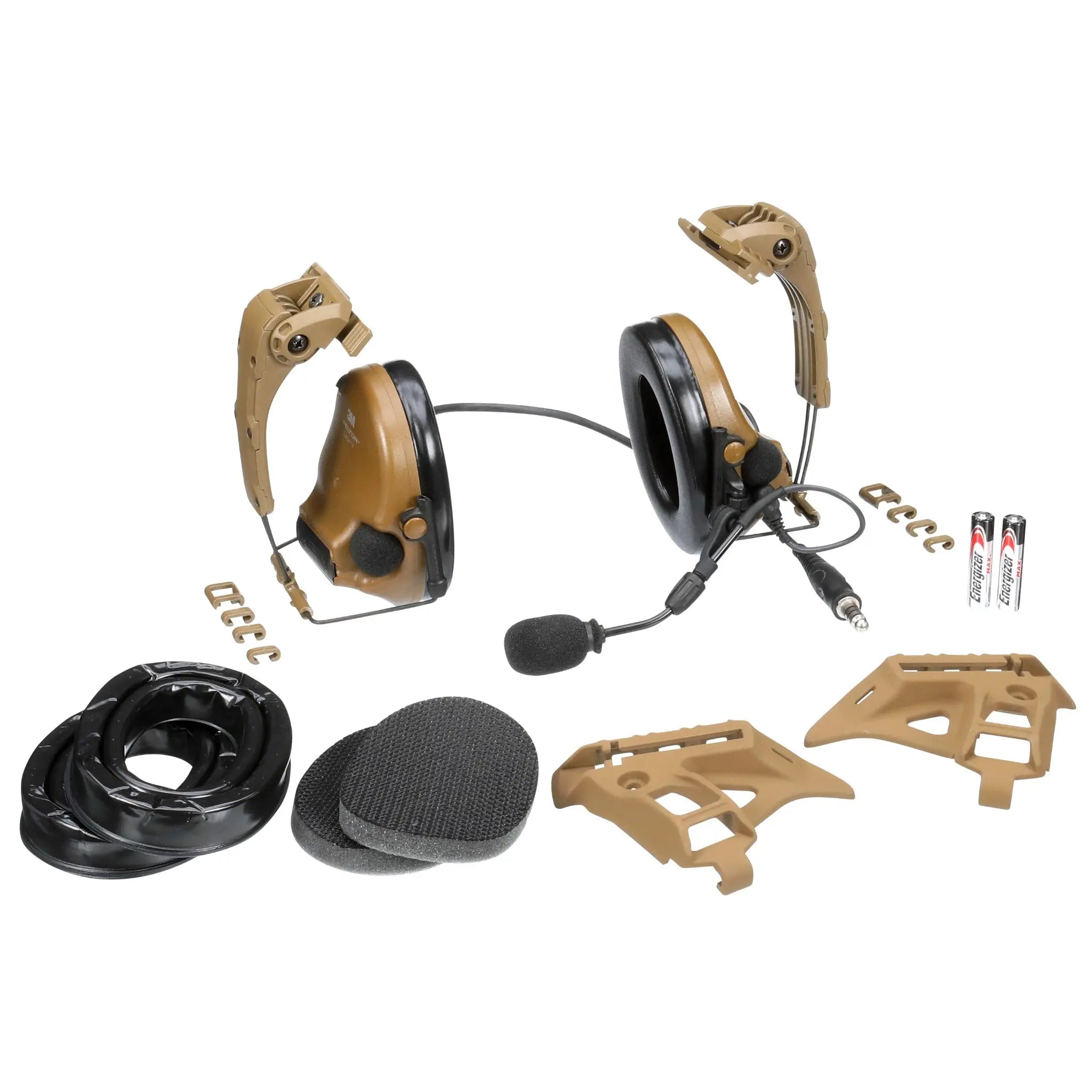 3M™ Peltor™ MT20H682HPS-47N CY ComTac VI NIB Headset , IHPS Attachment, Single Lead, Coyote Brown, Kit Image