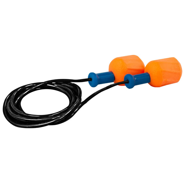 PIP EZ-Twist 267-HPF610C Disposable Corded Ear Plugs – NRR 30, Orange