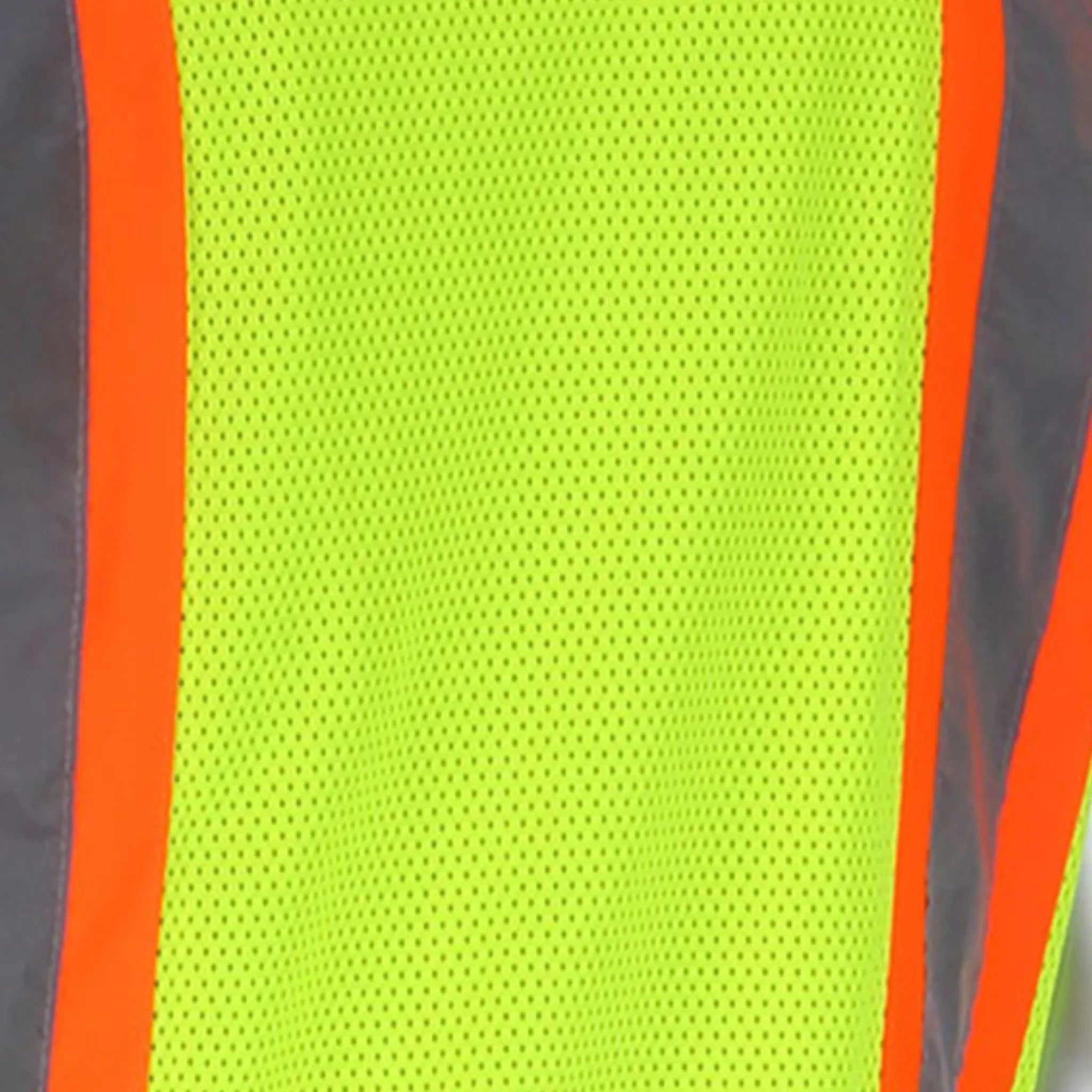 PIP 302-0500M-LY/XL ANSI Type R Class 2 Two-Tone Eleven Pocket Mesh Surveyors Vest, Hi-Vis Yellow, X-Large, 1 Each 