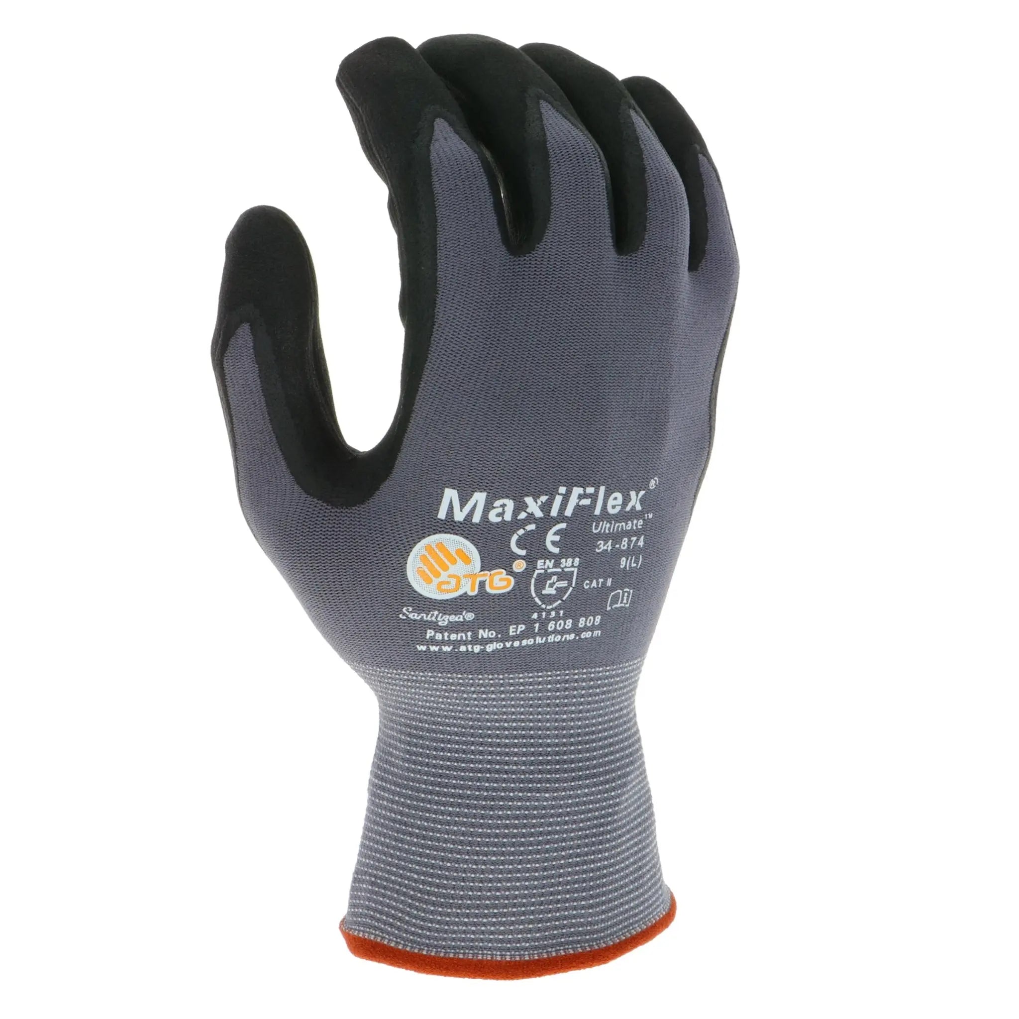 PIP ATG 34-874 Maxiflex Gloves | Ultimate Gray Nitrile Coated Glove