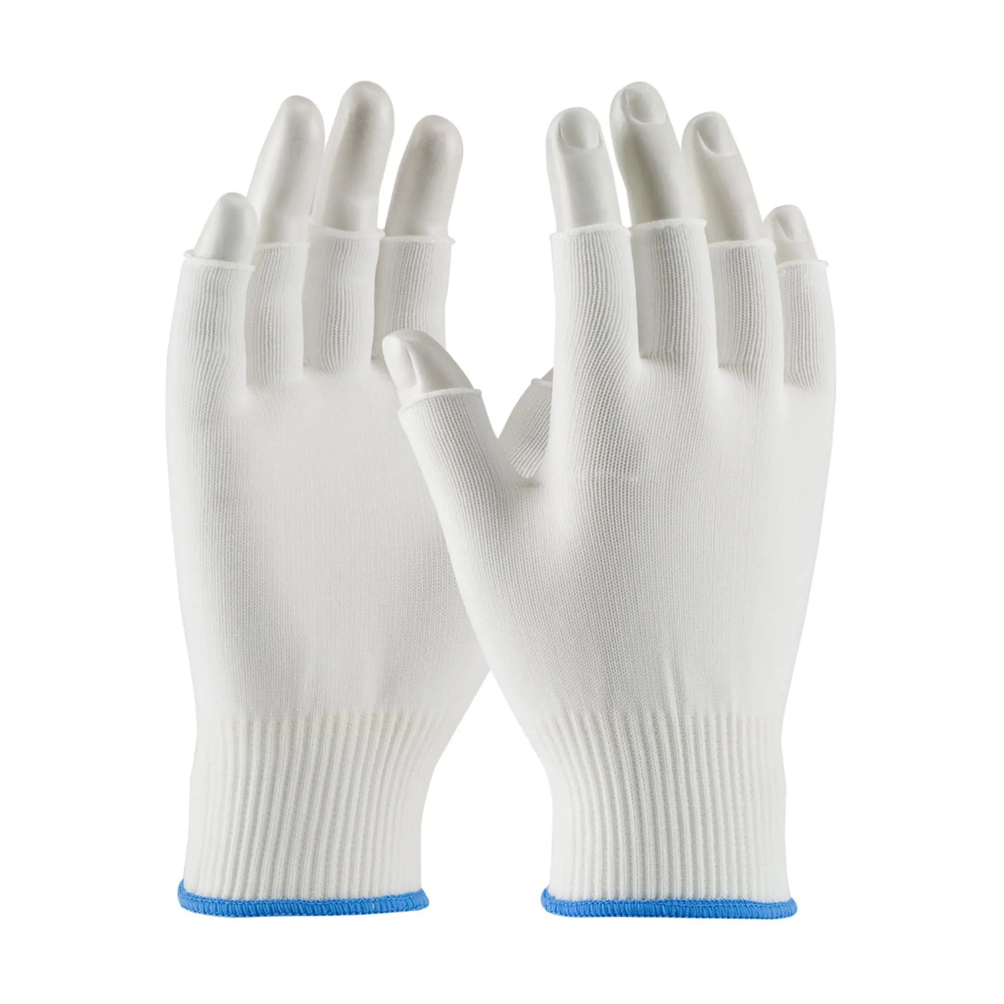 Fingerless Nylon String Knit Gloves, Main Image
