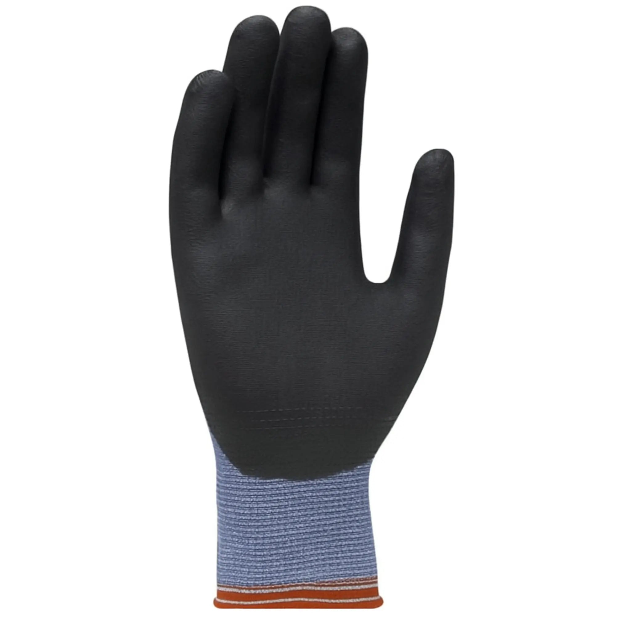 PIP ATG 44-3755 MaxiCut Ultra Touchscreen Compatible Yarn Glove with Premium Nitrile Coating, Blue, Palm