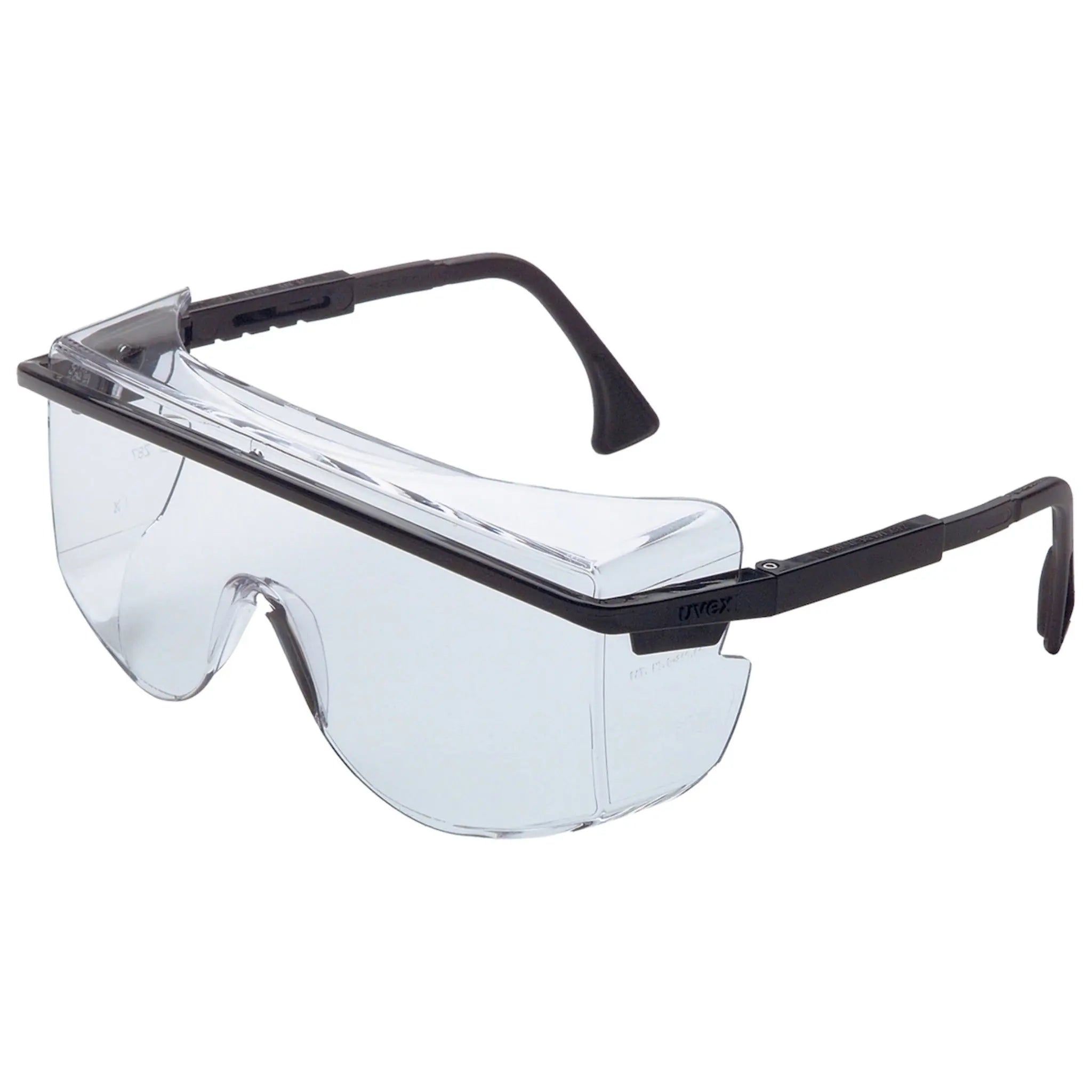 Honeywell Uvex S2500C Astrospec OTG 3001 Eyewear, Black Frame, Clear Anti-Fog Lens-Main