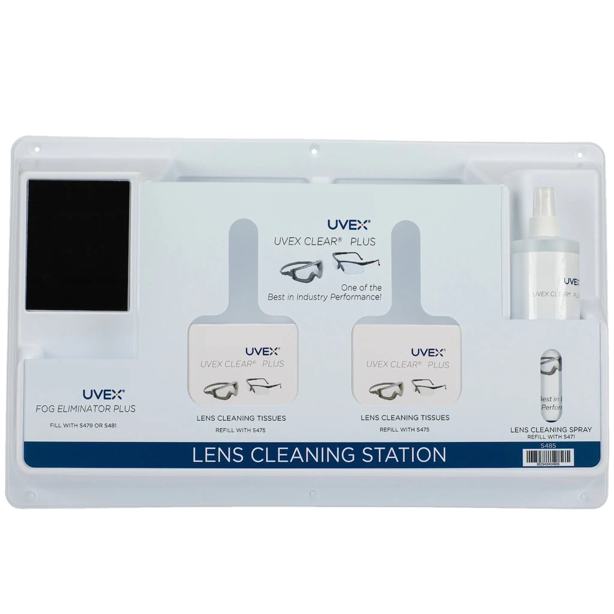 Honeywell Uvex S475 Clear Plus Lens Cleaning Tissue-Main