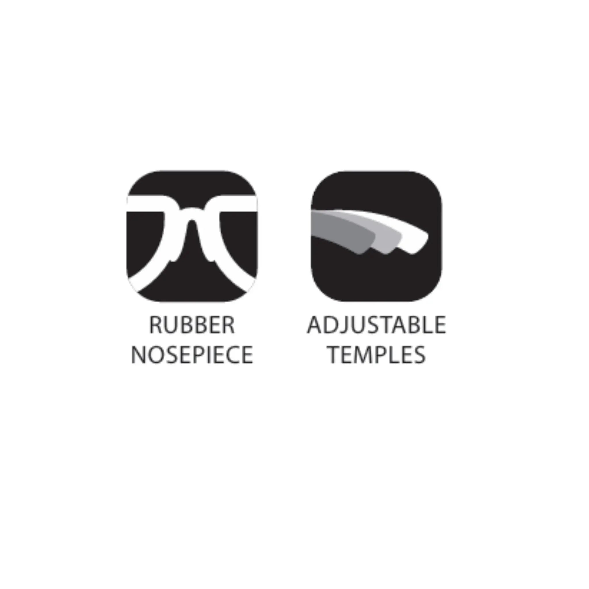 Pyramex Venture II Safety Glasses with Black Frame, 1 Each 