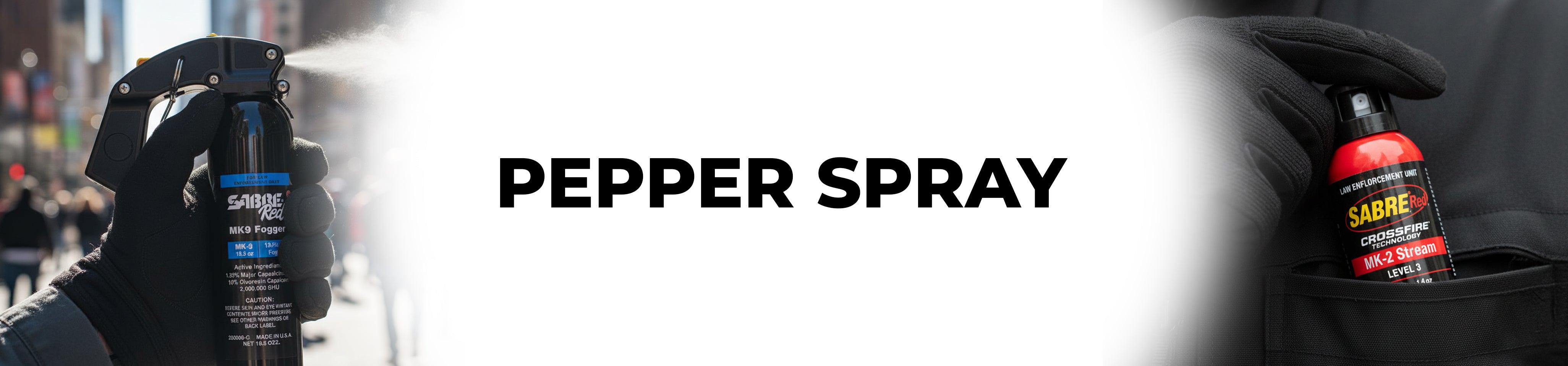 Pepper Spray | Shop Crowd Control & Riot Protection from Sabre Red