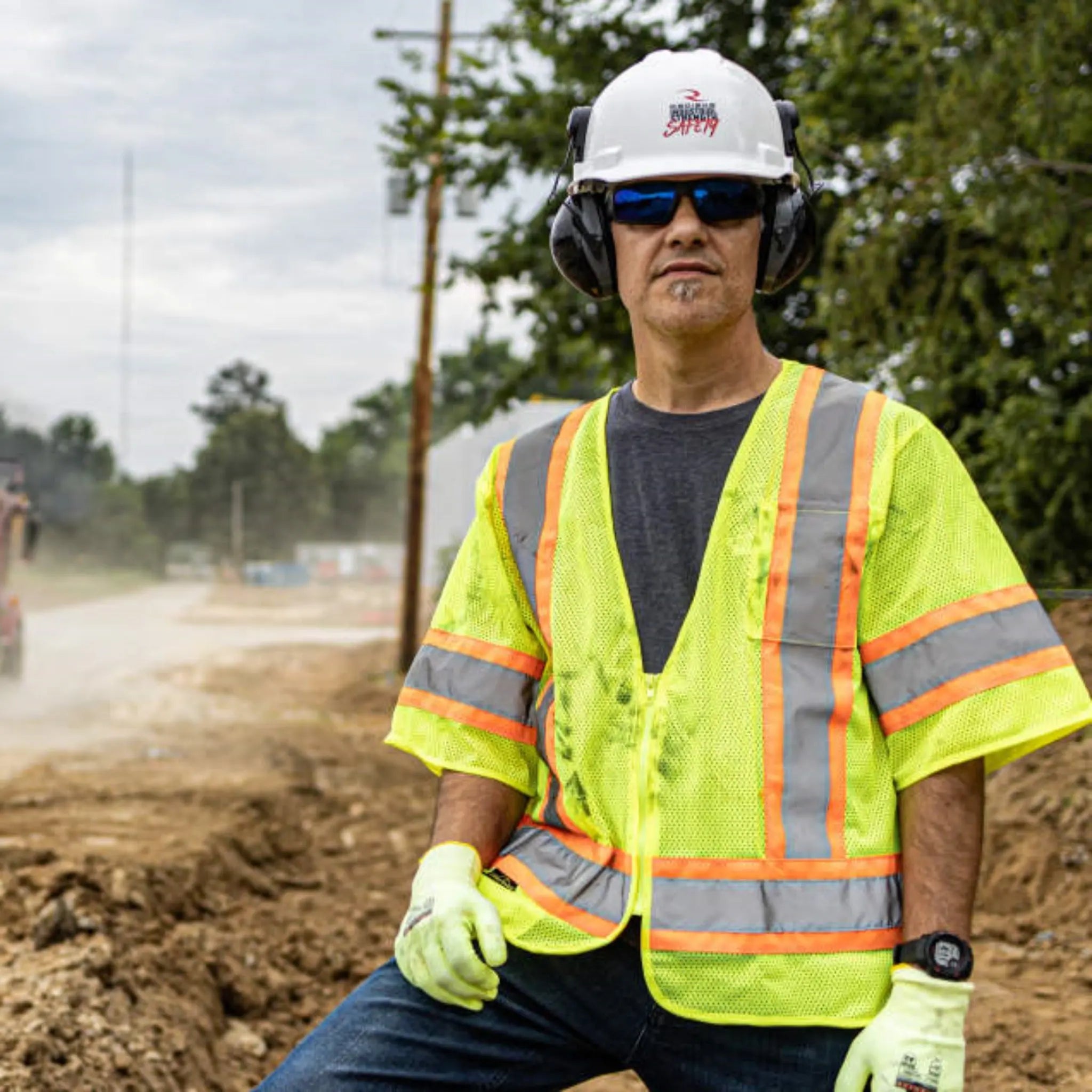 Radians Granite GHR6 Cap Style Hard Hat with 6 Point Ratchet Suspension, 1 Each 