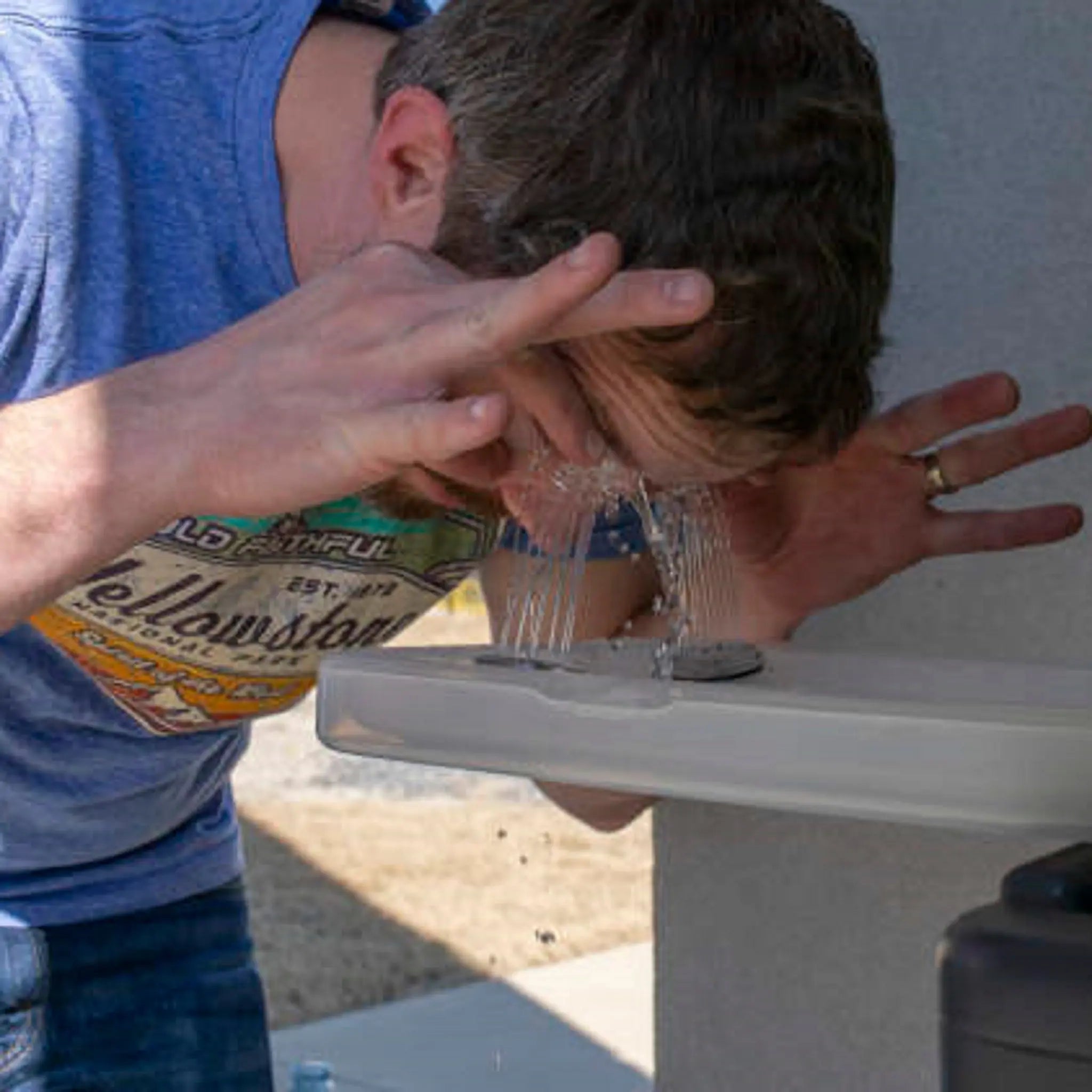 Radians REW01112 Emergency Eyewash Station, 12 Gallon, Lifestyle