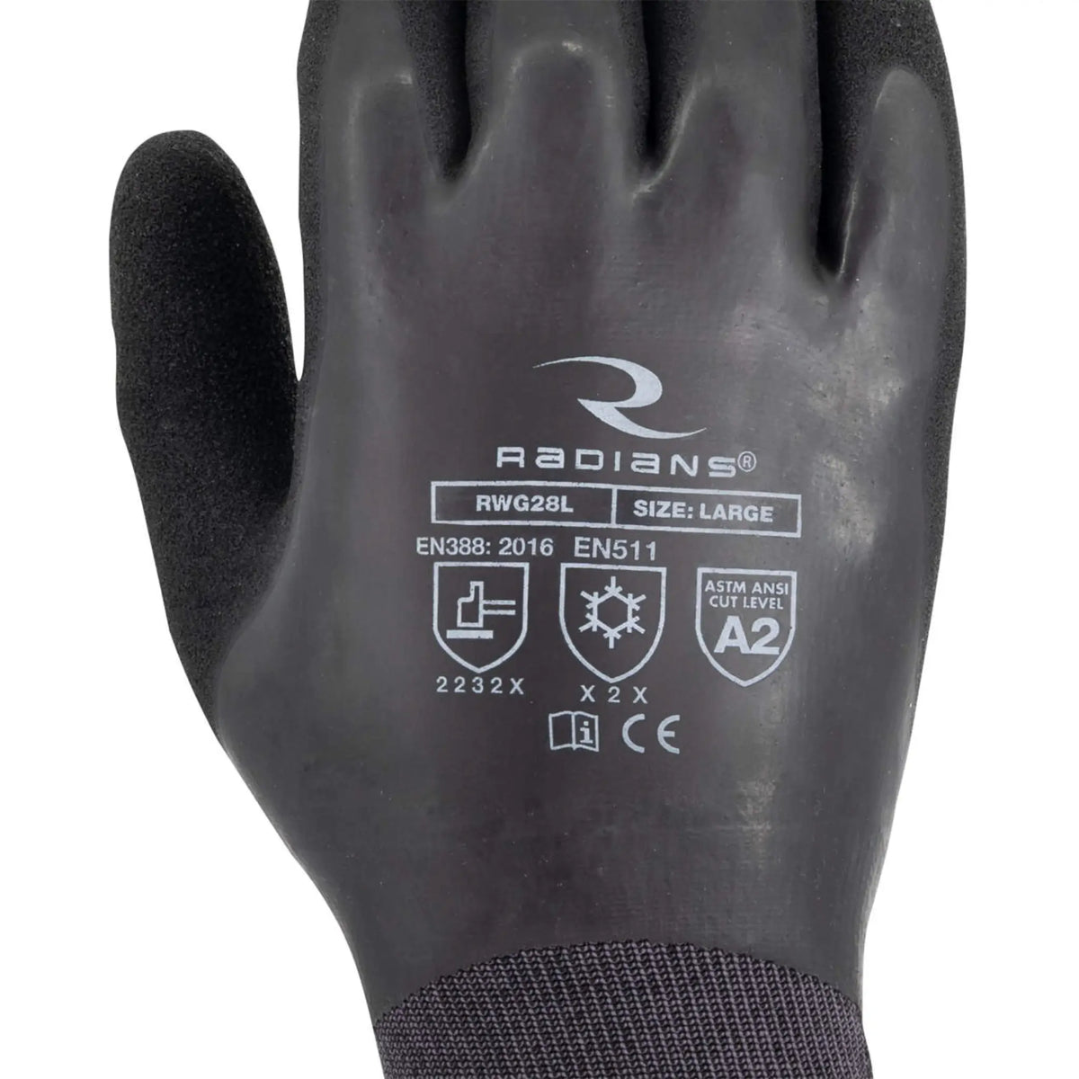 RADIANS RWG28M Gloves, Dorsal