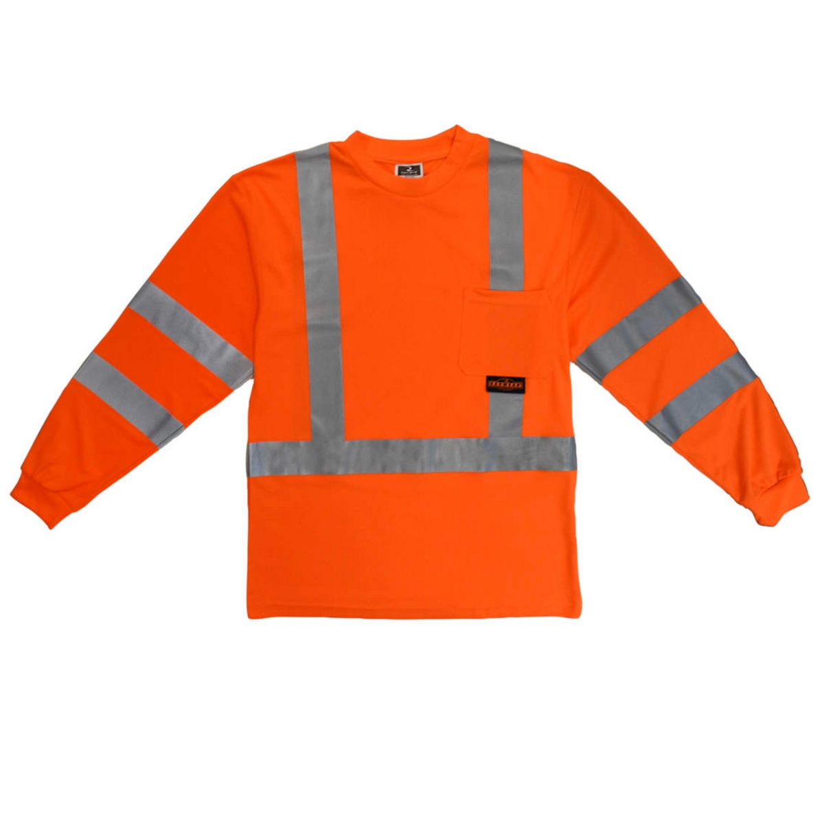 RADIANS ST21-3POS Class 3 Long Sleeve T-shirt with Max-Dri, Front View