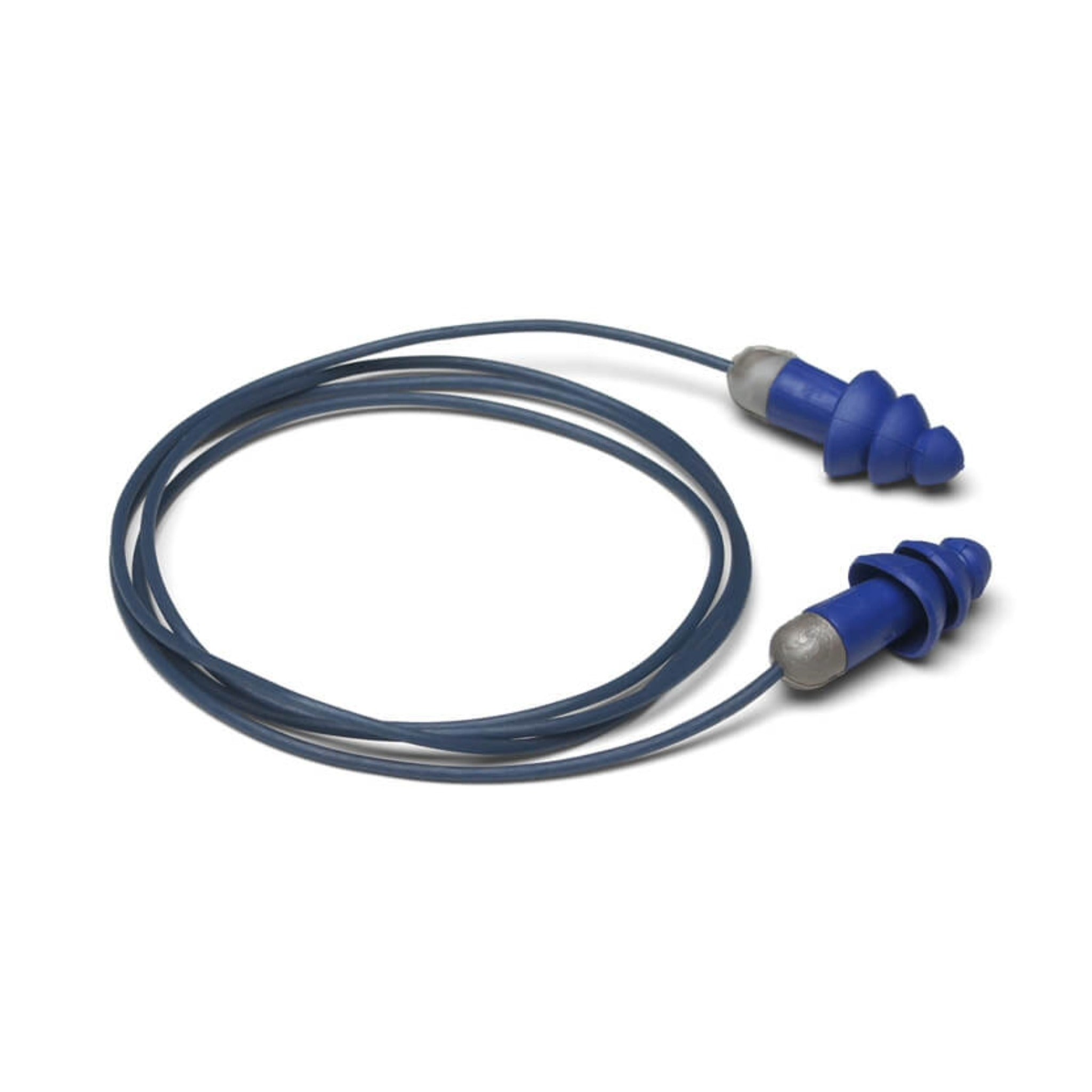 Moldex 6415 Rockets Reusable Earplug, TPE, Blue, Metal Detectable with Cord-Main_Image