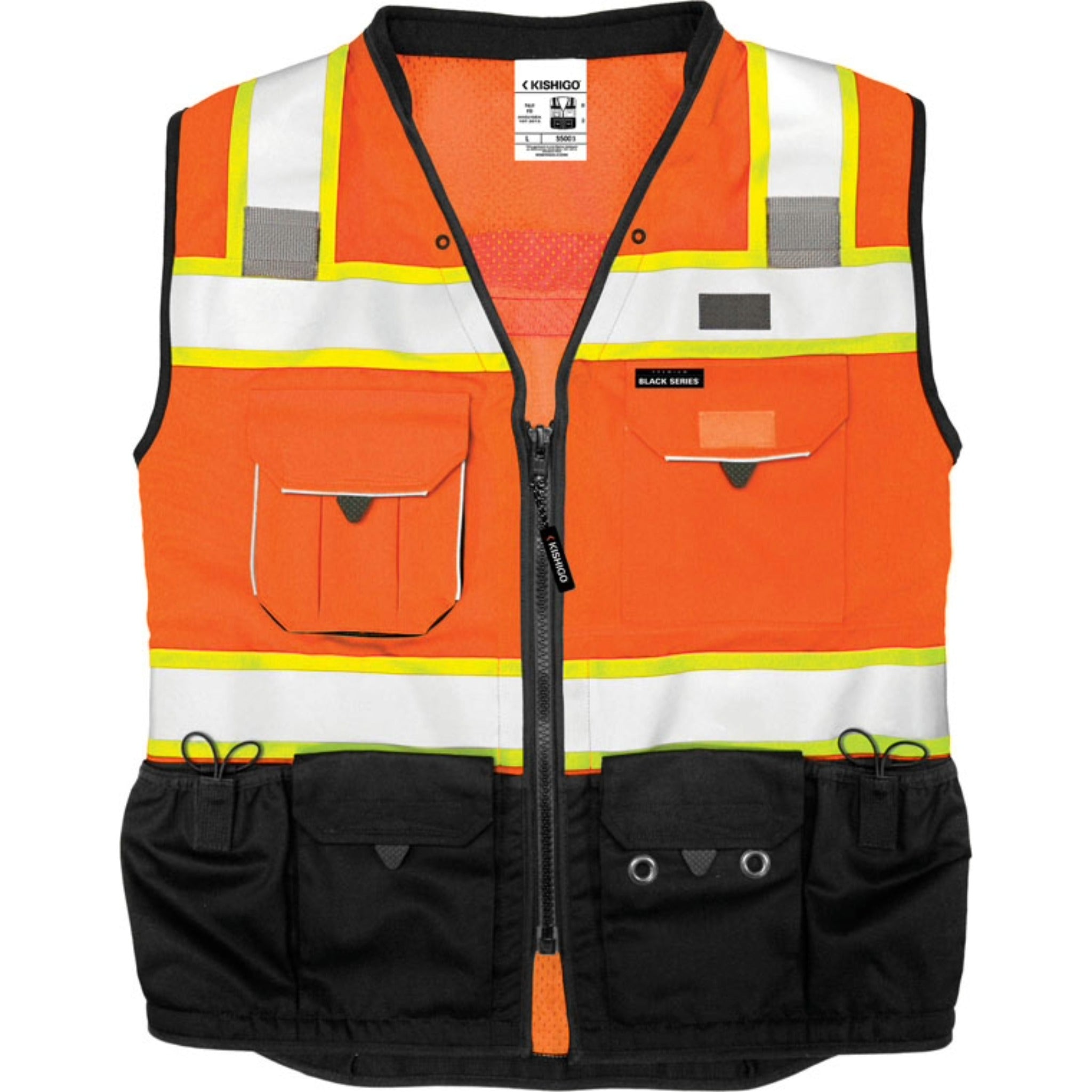 Kishigo S500 ANSI Type R Class 2 Surveyors Vest, 1 Each