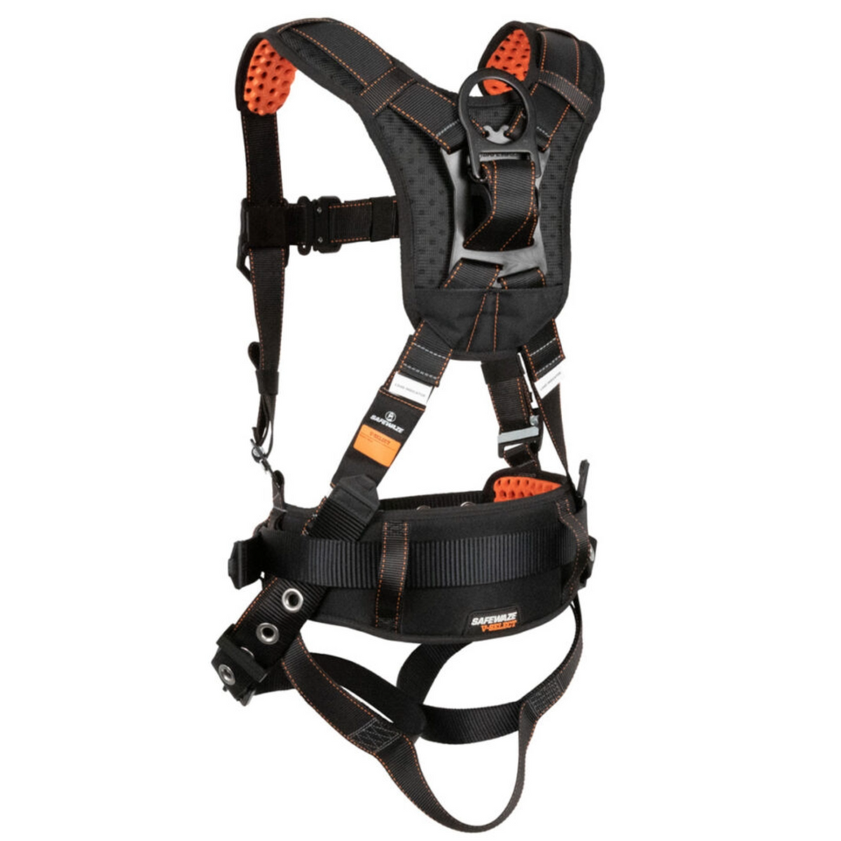 Safewaze 021-1739 V-Select Construction Harness, Back View
