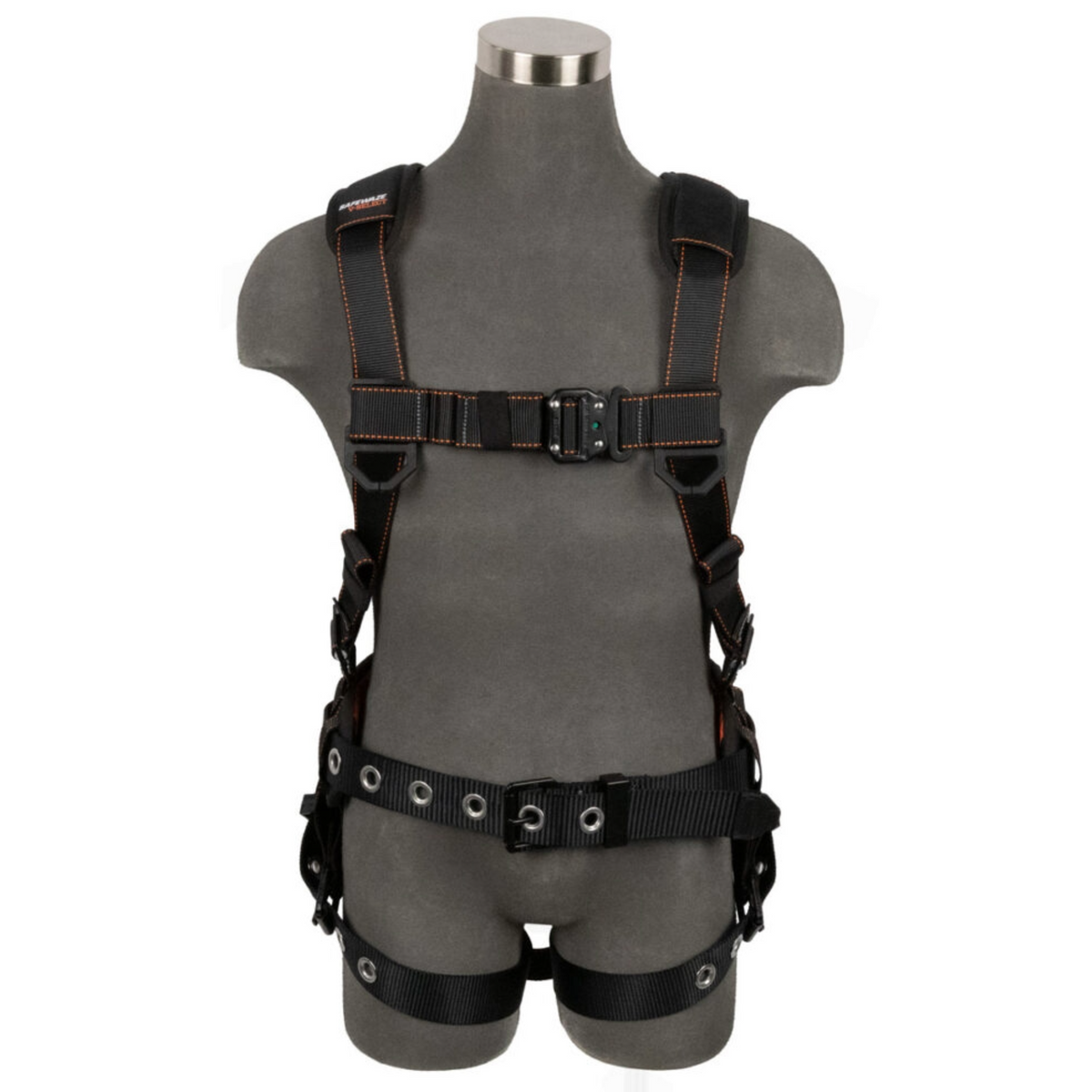 Safewaze 021-1739 V-Select Construction Harness, Front View