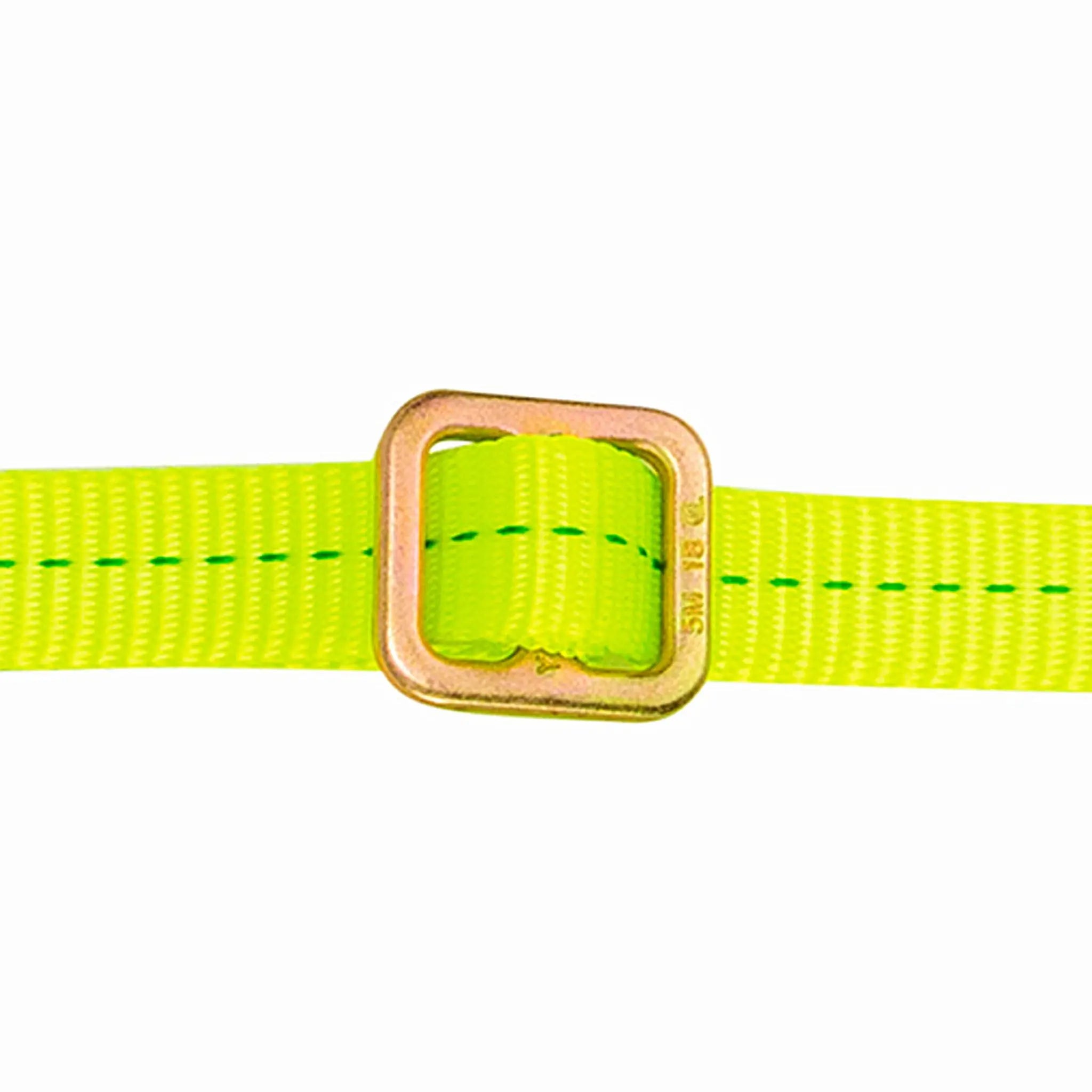 SafeWaze FS33310 6' Adjustable Web Restraint Lanyard, Hi Vis Lanyard