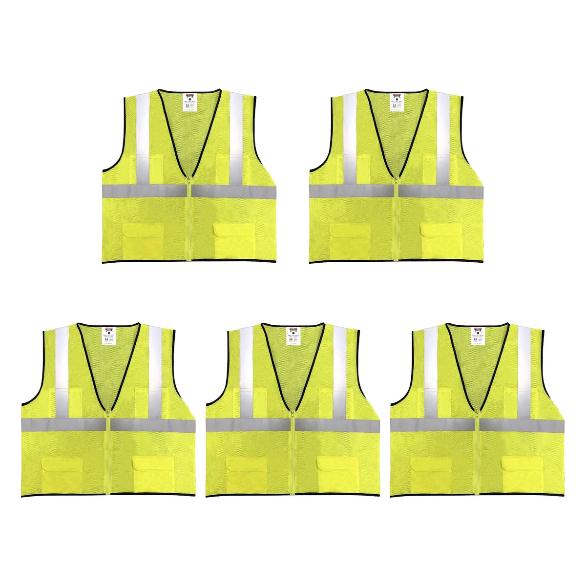 Safety Vest | ANSI High Visibility Yellow & Orange Reflective Vests