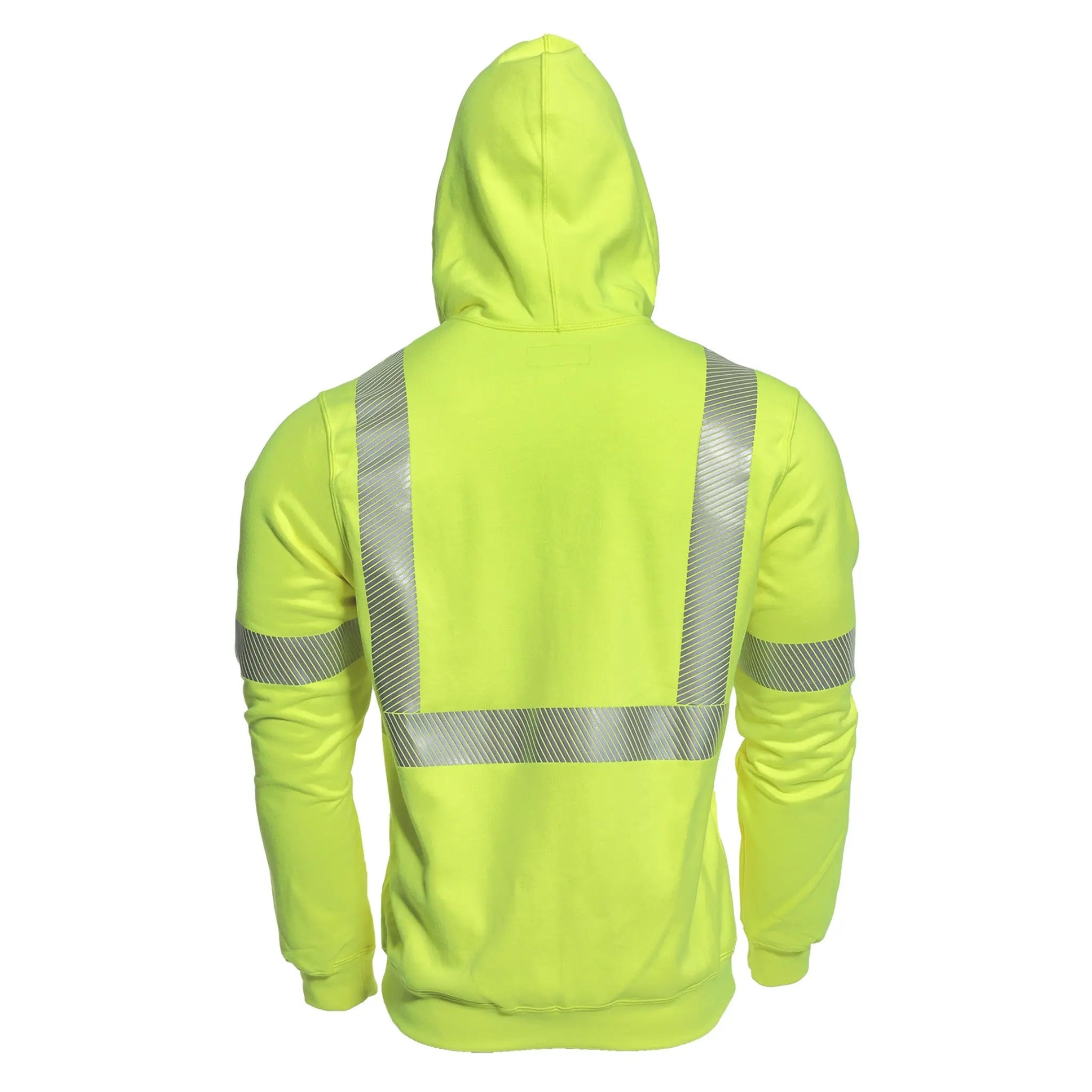 National Safety Apparel DRIFIRE SWSHEC3 FR HV Pullover Hoodie Class 3-Back-Image