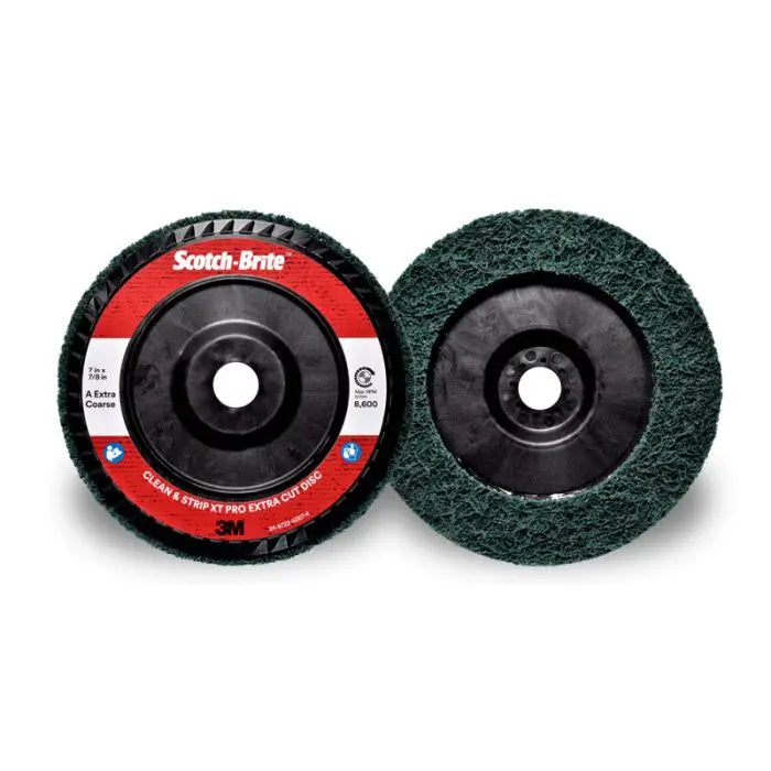 Scotch-Brite™ Clean and Strip XT Pro Extra Cut Disc, T27, 7 in x 7/8 in, A XCS, 5 per case