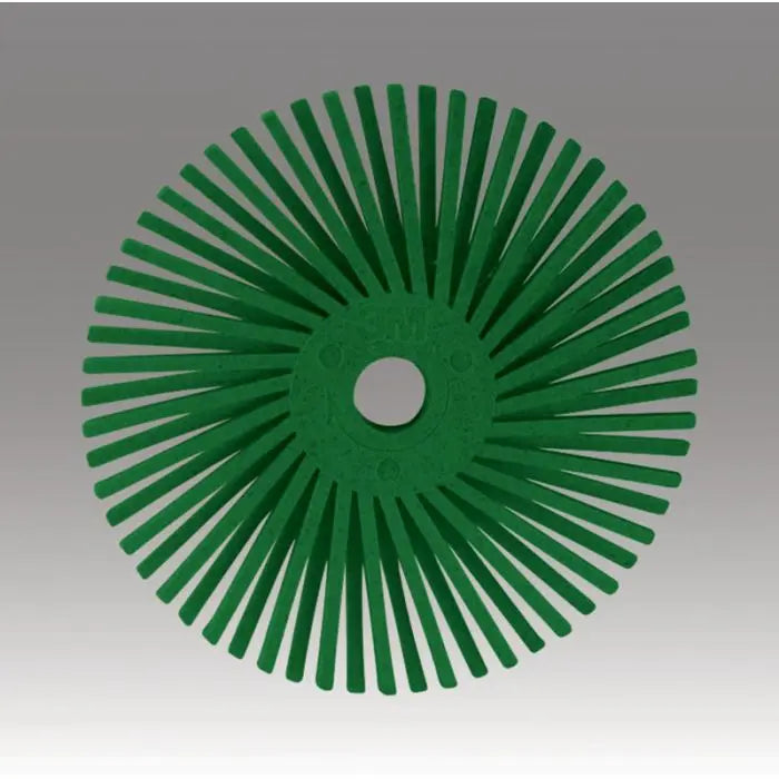 Scotch-Brite™ Radial Bristle Disc, 3 in x 3/8 in 360, 10 per inner 40 per case
