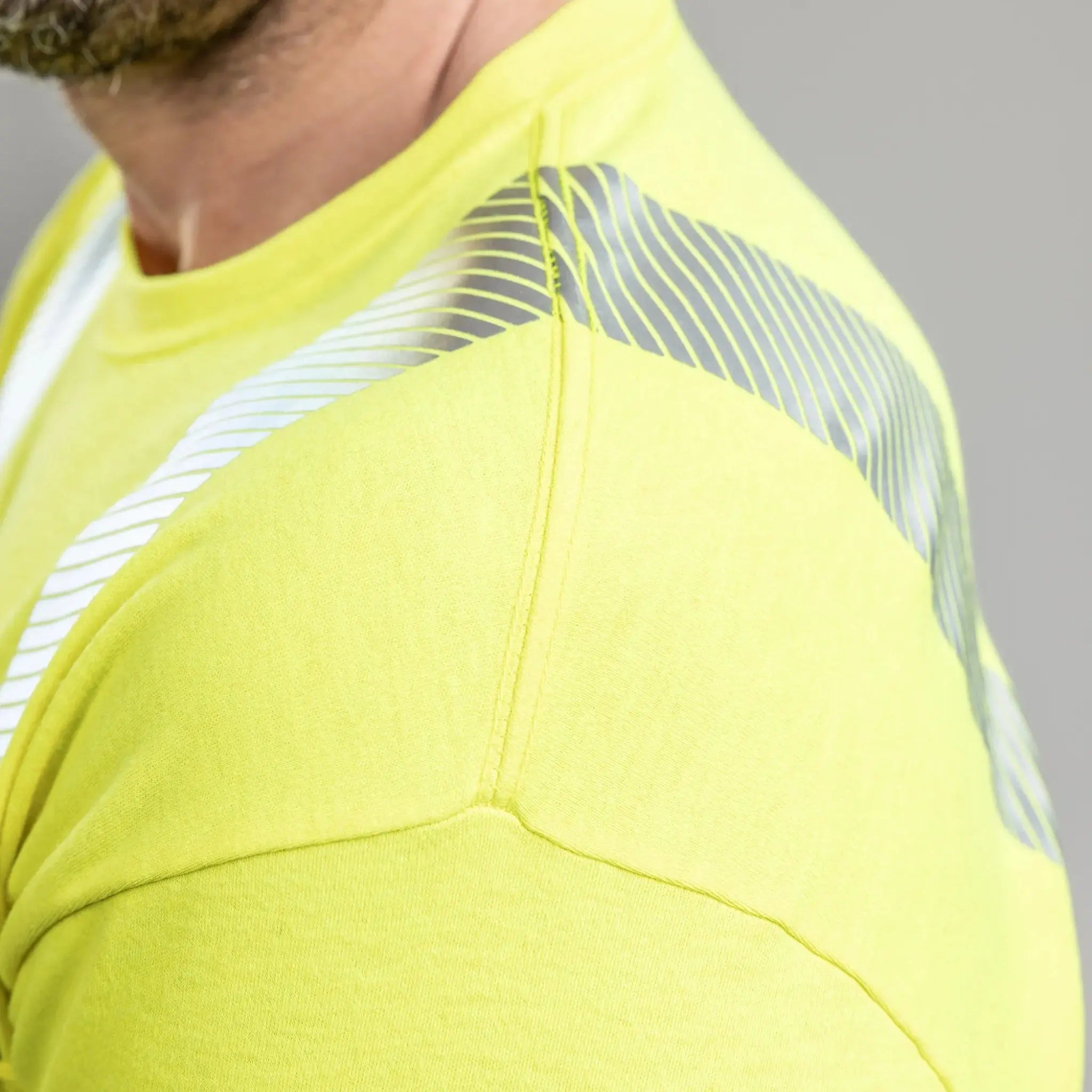 National Safety Apparel DRIFIRE TEEY2LSPC3 FR Hi-Vis Dual Hazard Long Sleeve T-Shirt Class 3-Shoulder