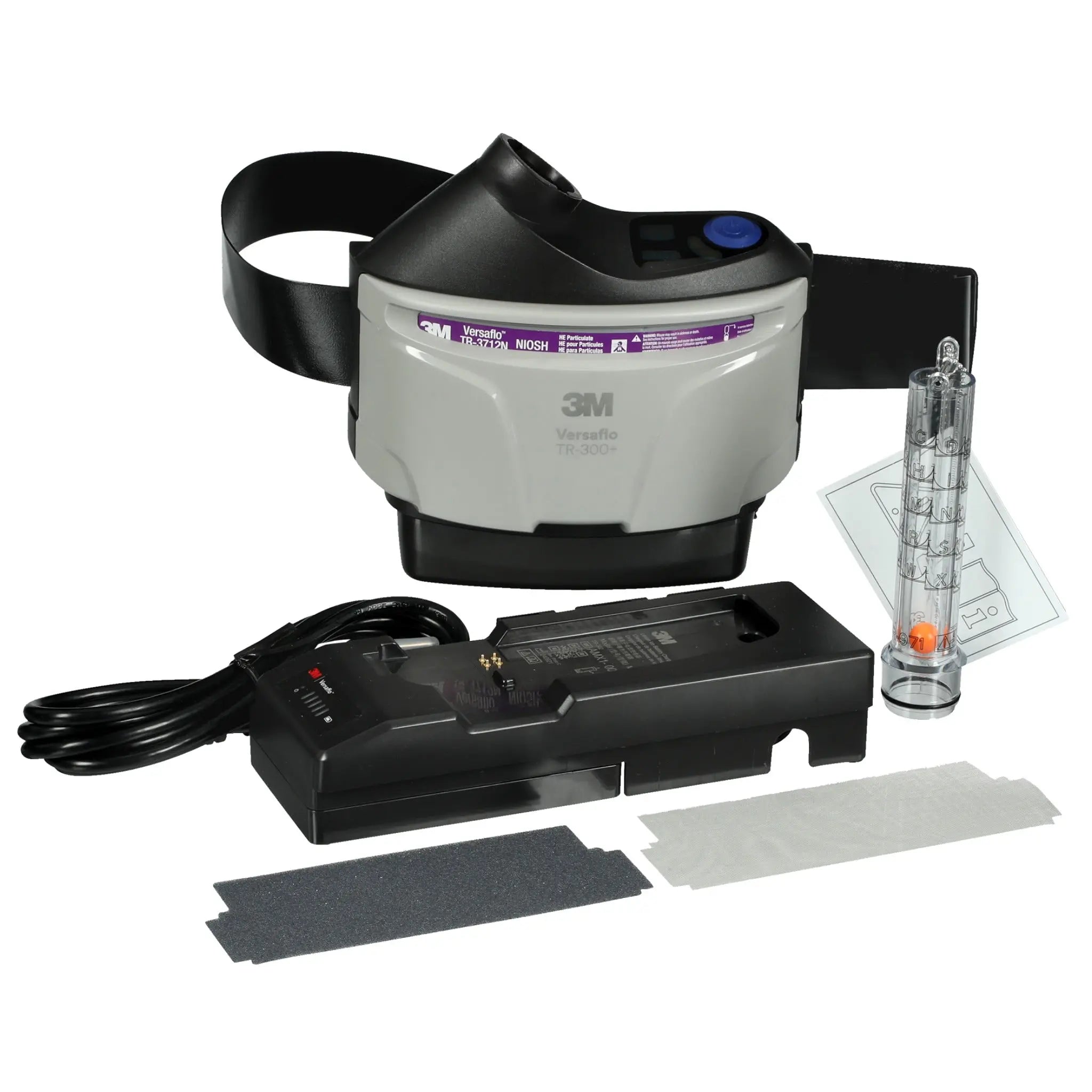 3M Versaflo 7100153810 TR-307N+ PAPR Assembly with Easy Clean Belt and High Capacity Battery, Beige, 1 Each 