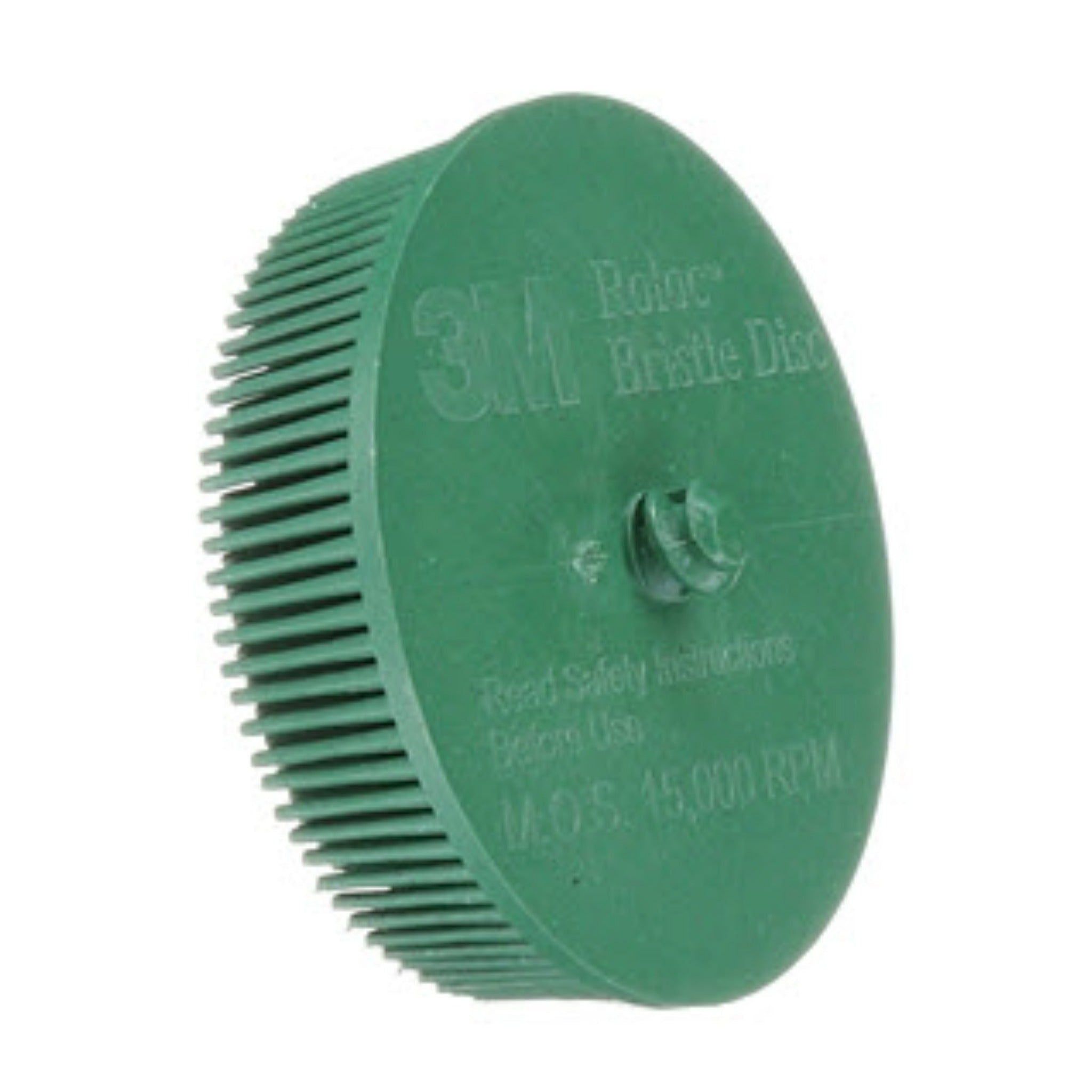 3M Scotch-Brite 7100138285 Roloc Bristle Disc 50 Tapered CRS, Green, 2 inches x .625 inches, Carton of 100 