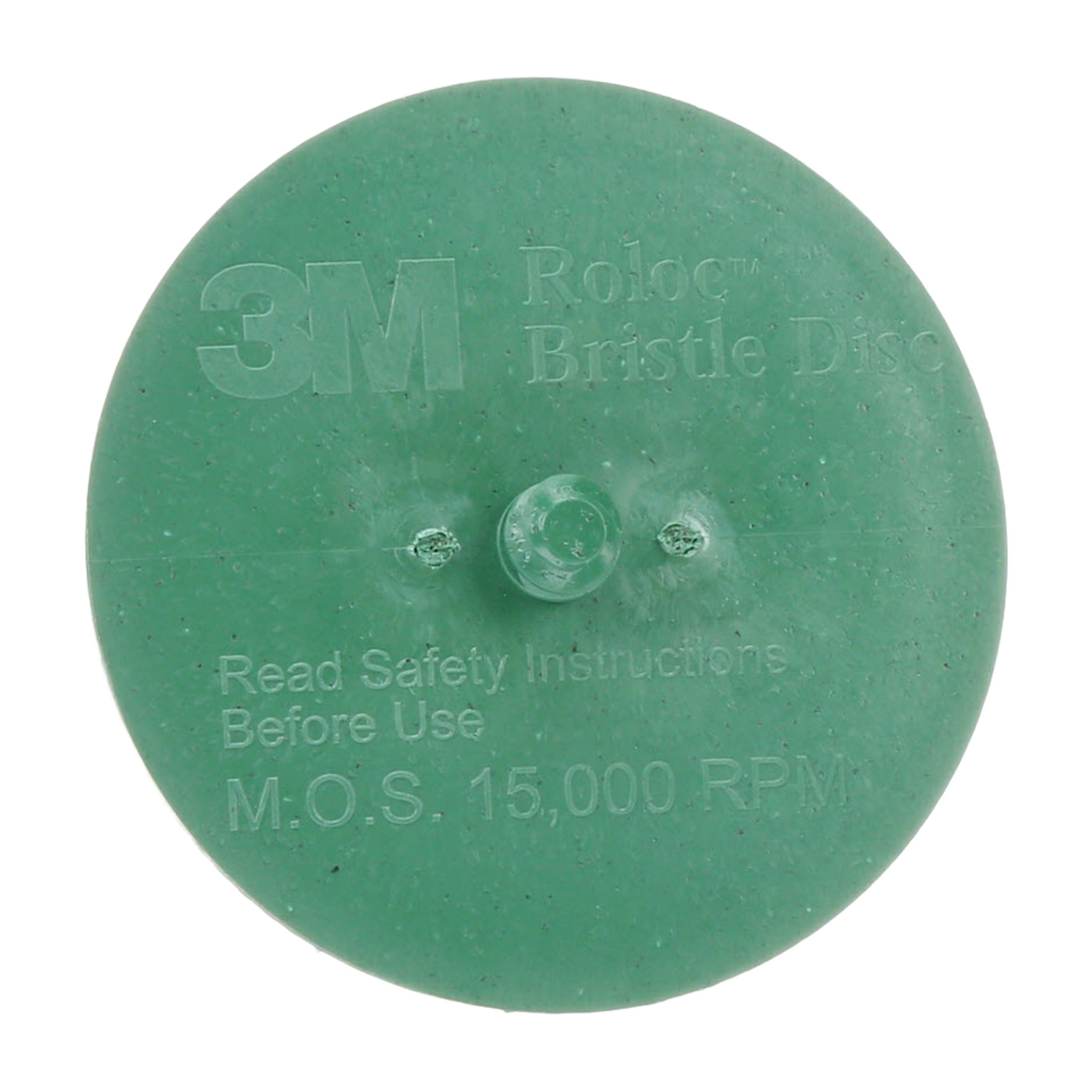 3M Scotch-Brite 7100138285 Roloc Bristle Disc 50 Tapered CRS, Green, 2 inches x .625 inches, Carton of 100 