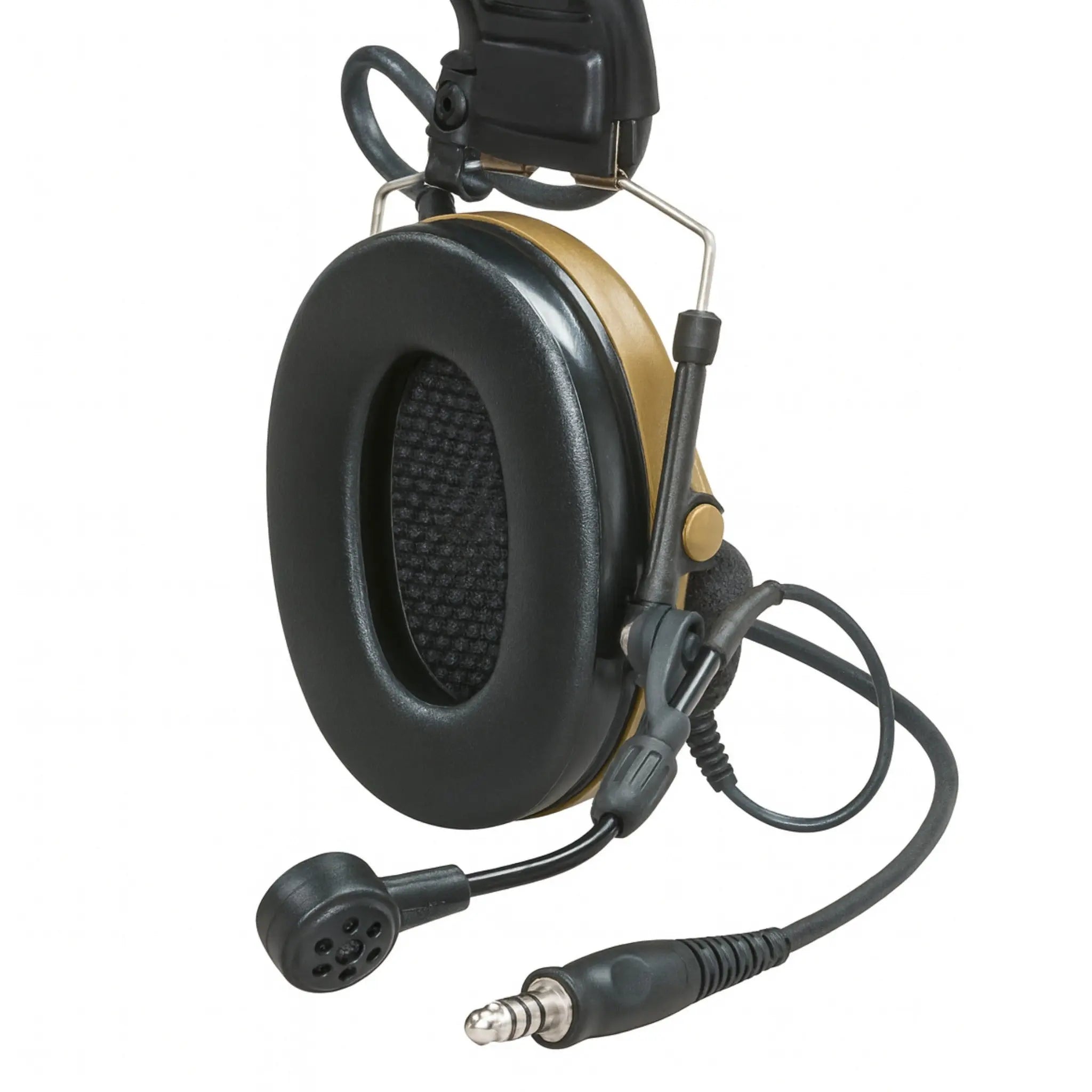 3M Peltor 7100202863 MT20H682FB-47N CY ComTac VI NIB Headset, Single Downlead, Headband w/ included ARC, Coyote Brown, 1 Each 