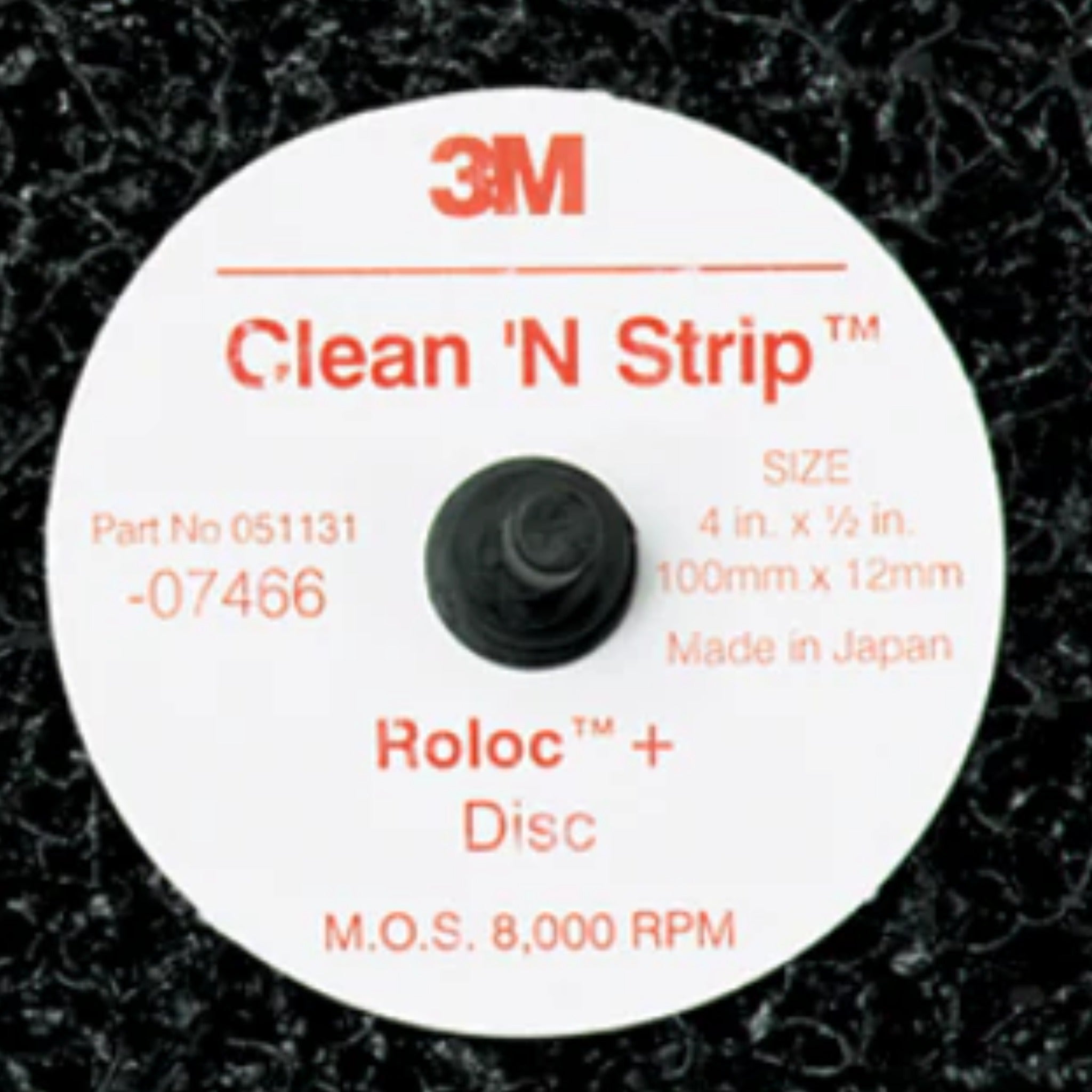 3M Scotch-Brite 7000120779/7466 Roloc+ Clean and Strip Disc, 4 in x 1/2 in, S XCS, Carton of 10 