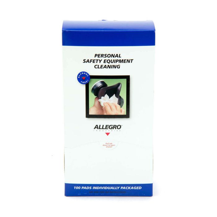 Allegro Alcohol Free Respirator Wipes 100/Box