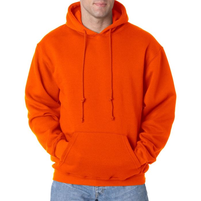 Bayside BA960 High Visibility Pullover Hooded Sweatshirt, 1 Each