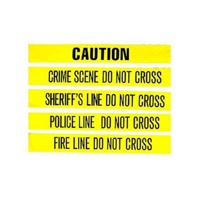 Pro-Line Safety Products Barricade Tape-Sheriff Line Do Not Enter, Yellow