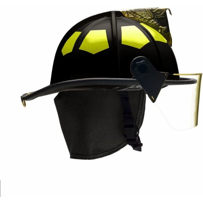Bullard USTM6 Structural Fire Helmet with 6" Brass Eagle, Matte Finish, 1 Each