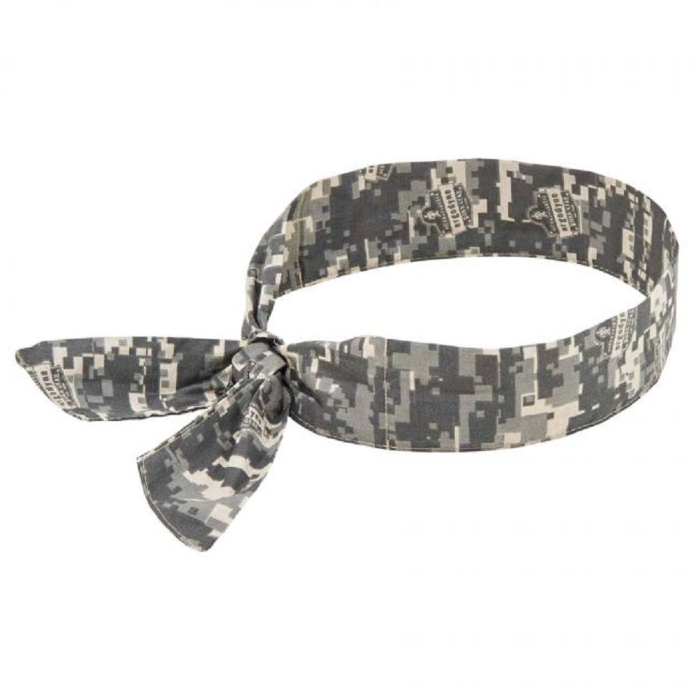 Ergodyne Chill-Its 6700 Cooling Bandana Headband - Polymer - Tie, Case of 24