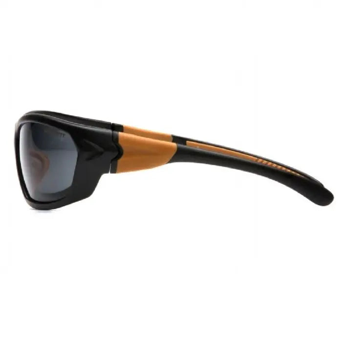 Pyramex Carhartt CHB220D Carbondale Safety Glasses, Gray Lens, Black and Tan Frame, One Size, Box of 12
