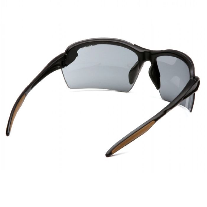 Pyramex Carhartt CHB320D Spokane Safety Glasses, Gray Lens, Black Frame, One Size, Box of 12