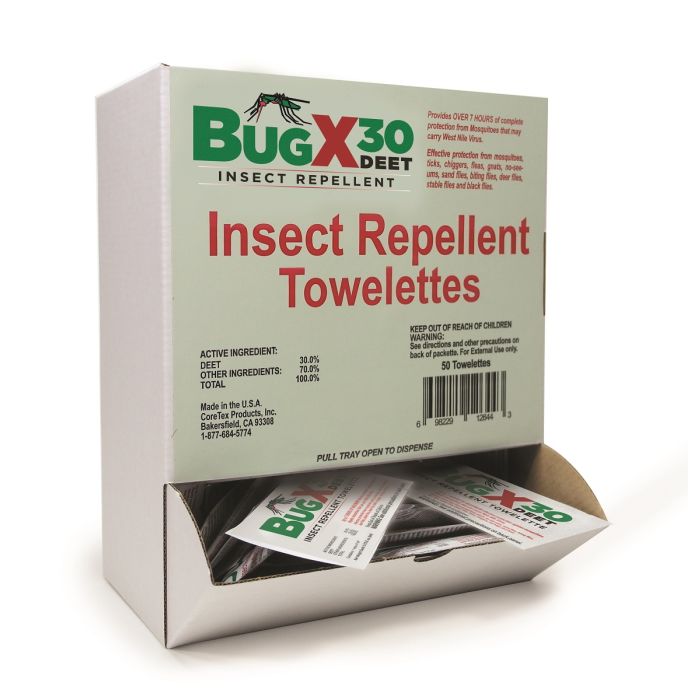 Coretex Bug X 30 Towelette Wallmount Box, Case of 50