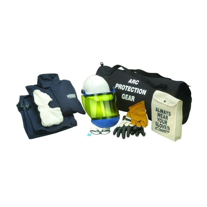 Chicago Protective Apparel AG12, 12 Cal Jacket and Bib Arc Flash Kit, 1 Kit