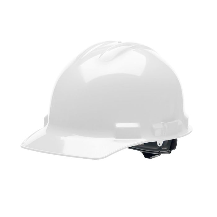 Cordova Dou Safety H24R1 Cap-Style 4-Point Ratchet Hard Hat, White, One Size, 1 Each
