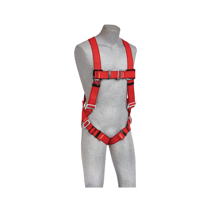 3M Protecta 1191379 PRO Vest-Style Welders Harness, Red, Medium/Large