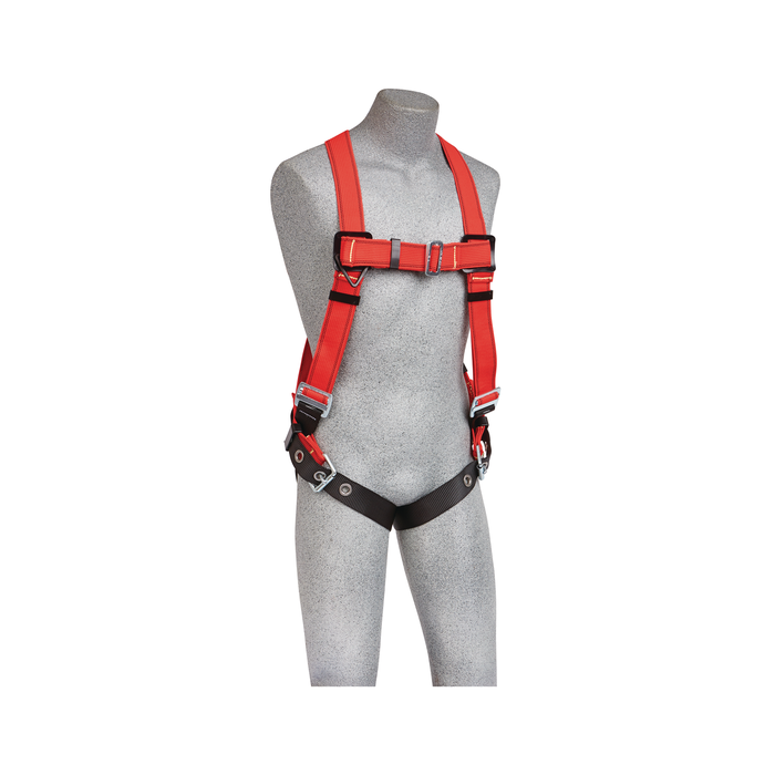 3M Protecta 1191383 PRO Vest-Style Harness for Hot Work Use, Red, Medium/Large