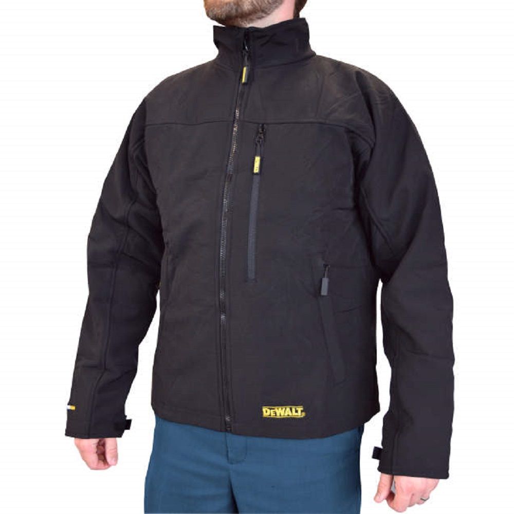 Radians DEWALT DCHJ060ABB Men's Heated Soft Shell Jacket, Black, 1 Each