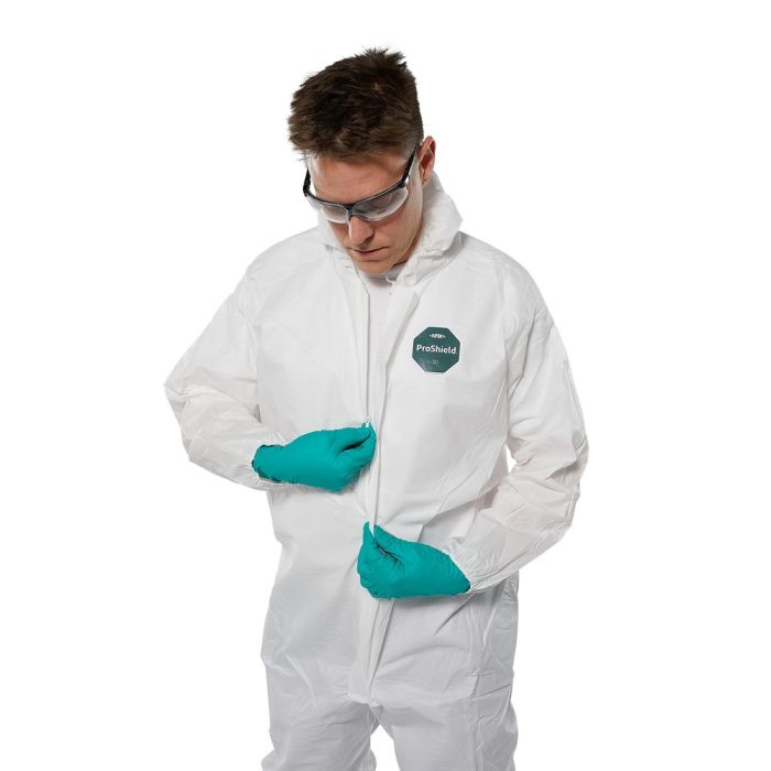 DuPont NB122SWH ProShield 50 Microporous Film Coveralls, Case of 25