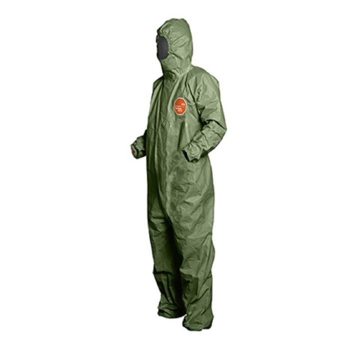 DuPont Tychem 2000 SFR QS127TGR7X000400 Coverall, Green, 7X-Large, Case of 4