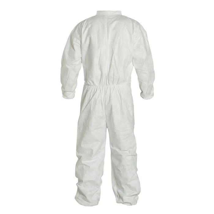 DuPont TY125SWH Tyvek 400 Zip-front Coverall, 1 Each
