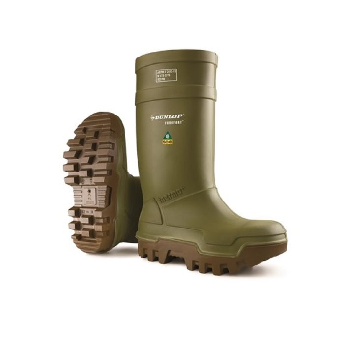 Dunlop Purofort Thermo Boots Polyurethane Green Color - 1 PR