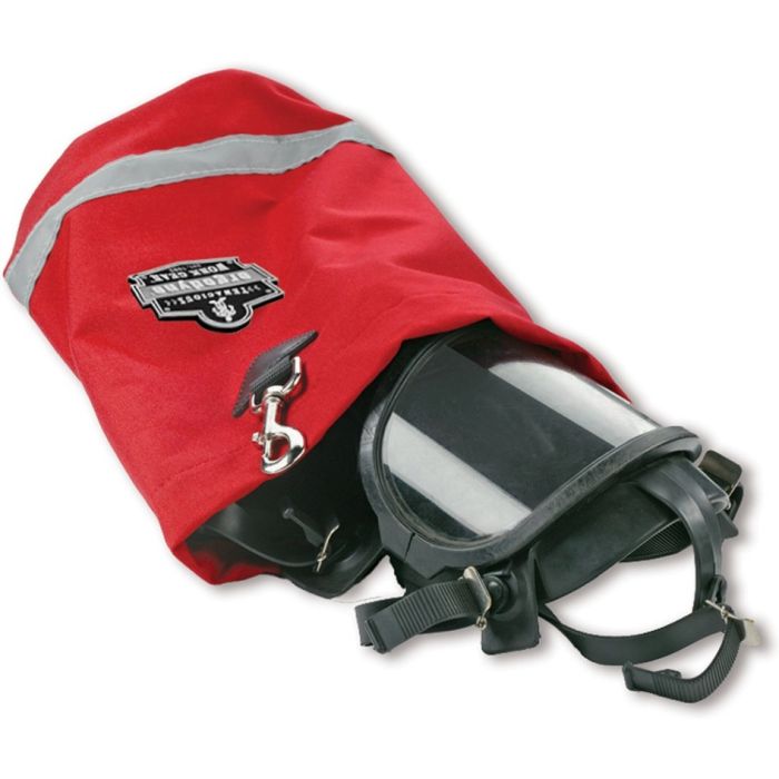 Ergodyne Arsenal 5080L SCBA Mask Bag, Drawstring Closure, Red, 1 Each