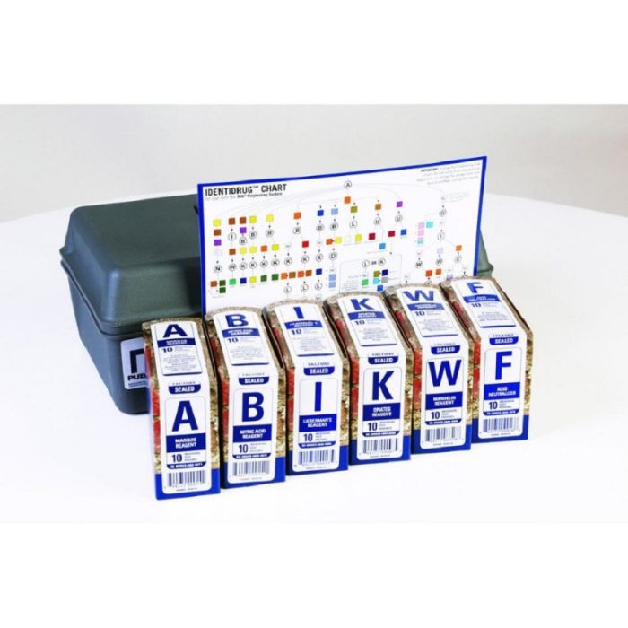 NIK 6060-F 60-Pac Fent Drug Test Kit, Black, 1 Kit